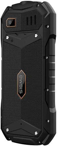 Телефон Sigma X-treme PV68 Black-orange UA UCRF - фото 2