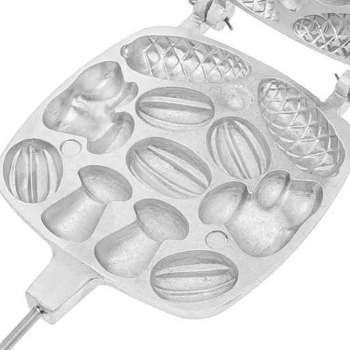 Набір з 2 форм для випікання горішків з начинкою та цілісного печива (грибочок, шишка, горішок), Ласунка 85192 - фото 9