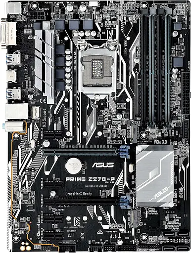 Материнская плата ASUS Prime Z270-P (Prime Z270-P) (Socket 1151, Intel Z270, ATX) Б/у - фото 1
