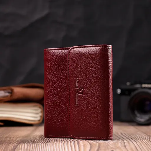 Кожаный женский кошелек ST Leather 11.7х9.5х2 см acs0028401 - фото 7