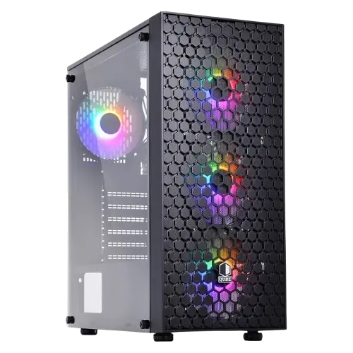 Корпус QUBE CARNIVAL RGB Black (CARNIVAL_FCNU3)
