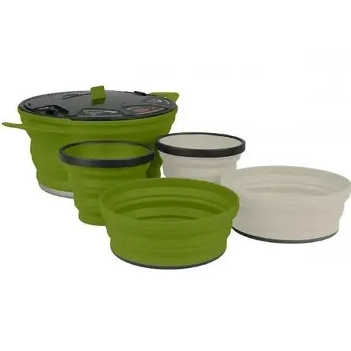 Набір посуду Sea To Summit X-Set 31 Olive/Sand (1033-STS AXSET31OL)