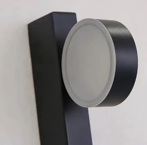 Настенный светильник с подвижным плафоном и димерным выключателем Line F Арт. WJ015 BK - фото 4