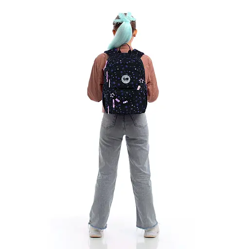 Рюкзак GoPack Education 120M-1 Stars Черно-фиолетовый (GO26-120M-1) - фото 19