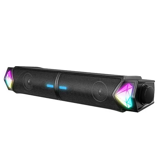 Акустика для ПК Onikuma RGB Backlight L1 3Wx2 BT5.3 USB Mic - фото 7