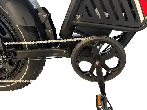 Электровелосипед Crosser E-CODE 20 дюймов (1000W/ 48V/ 20Ah) Черный - фото 9