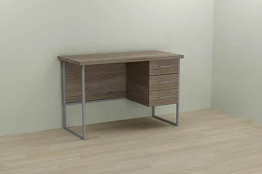 Компьютерный стол Ferrum-decor Гарри 75x120x70 серый ДСП Дуб Сонома Труфель 32мм (FRD-101478)