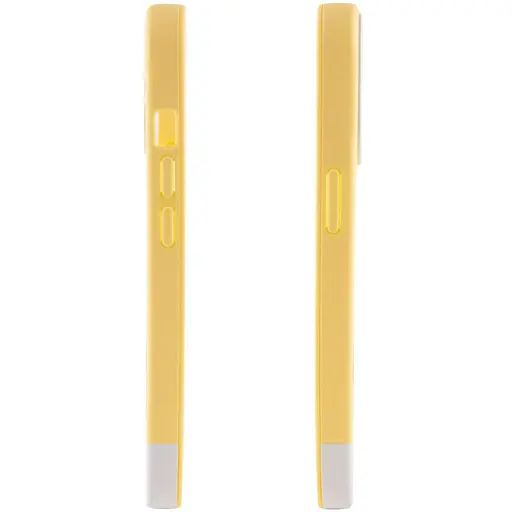 Чохол Epik TPU+PC Bichromatic для Apple iPhone 11 Pro Max 6.5 Creamy-yellow/White - фото 4