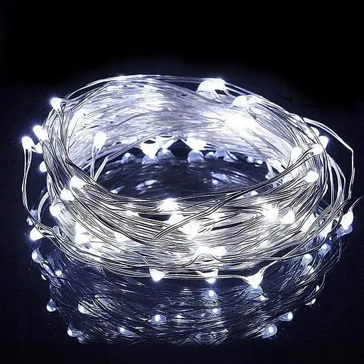 Гирлянда Sun Lamp капля росы 100 led 10 м c USB для 5 v оптом белый свет - фото 5