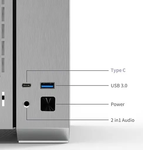 Корпус ALmordor Seiya 180 Matx Black (ALS180MBK) без блока питания - фото 7