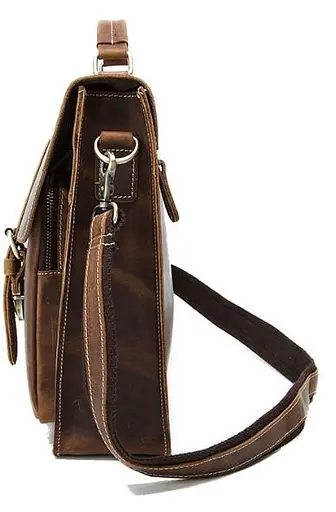 Кожаный портфель мужской Vintage 39х29х7,5 см sum0012717 - фото 3