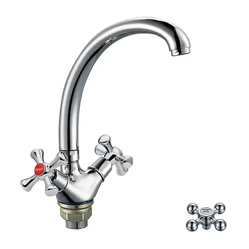 Змішувач для кухні Zerix TLB 856 ZX0078 Хром - фото 1