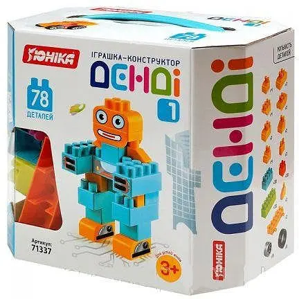 Конструктор Юніка Денди 1 коробка 78 деталей 71337 - фото 1