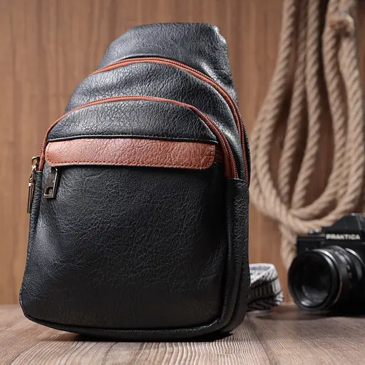 Женская сумка Vintage через плечо с отверстием для наушников из экокожи 17х27х6.5 см sum0026978 - фото 10