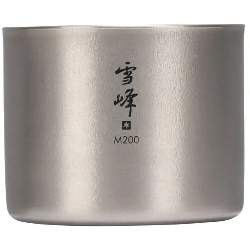 Кружка Snow Peak TW-128 Ti-Double M200 Stacking Mug 200 мл - фото 2