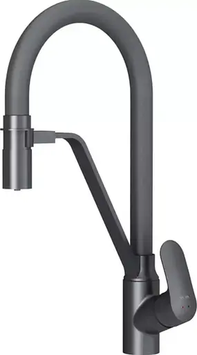 Змішувач для кухні на дві води Am.Pm Like black F8007822 Чорний матовий - фото 1