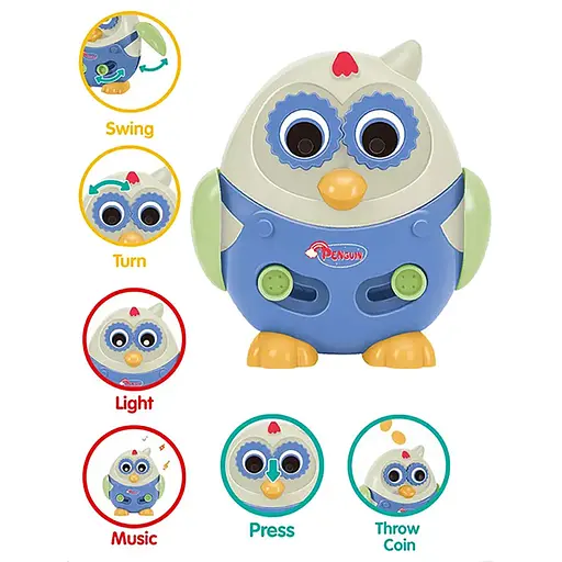 Животное музыкальное пингвин 25875E, 19*20*9,5см - фото 5