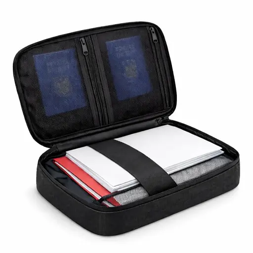 Набор для гаджетов и документов (черный) - фото 1