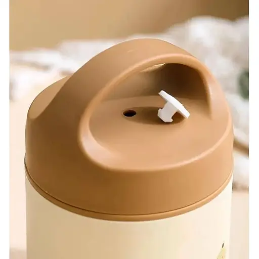 Термос для їжі - ланчбокс FOOD 0,49л харчовий термос з контейнером beije green - фото 4