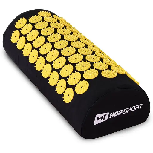 Подушка для акупунктуры Hop-Sport HS-C037AP (Аппликатор Кузнецова) черно-желтая