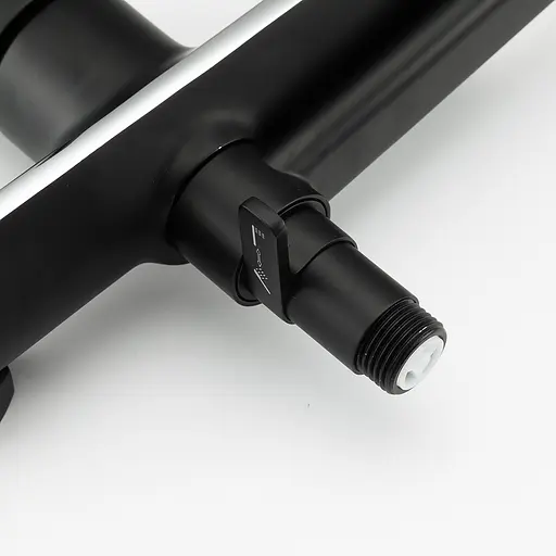 Смеситель для ванны Gappo G2203-6 черный/хром Черный матовый - фото 3