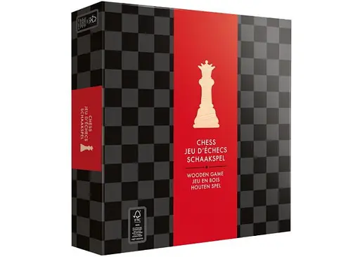 Настільна гра Asmodee Шахи дерев'яні. Делюкс (мульти) (MIXJTB02ML)