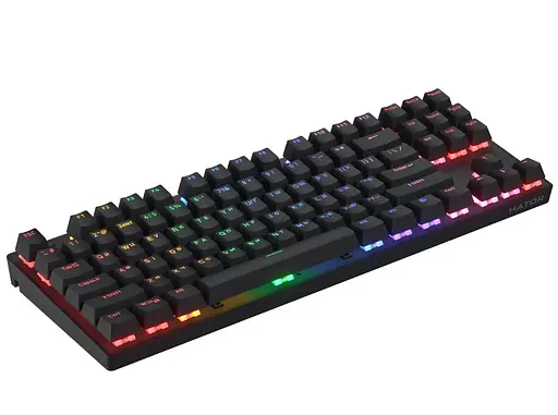 Клавіатура ігрова механічна бездротова HATOR HTK-287 UA Icefall Mecha TKL Wireless Rainbow Black - фото 3