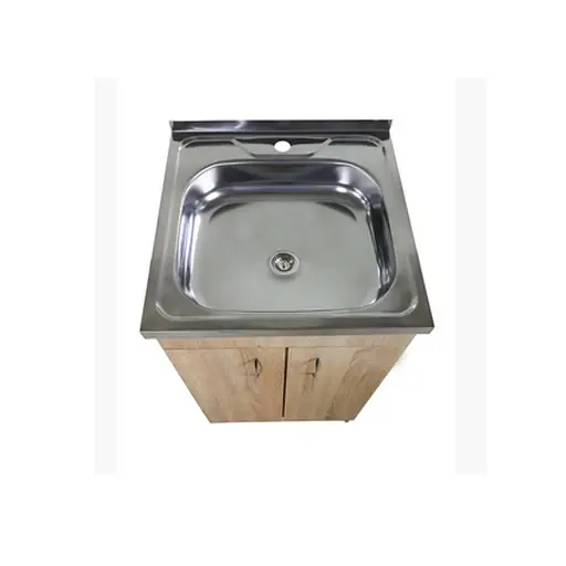 Тумба кухонна з накладною мийкою ЛДСП 50х50х83 см Дуб сонома (52866-0111) - фото 3