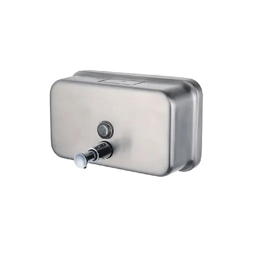 Дозатор для рідкого мила Hotec 13.113 Stainless Steel, Хром матовий - фото 4