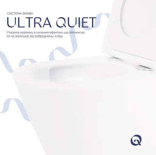 Унитаз подвесной Qtap Swan Ultra Quiet White, с сиденьем Slim Duroplast/Soft-close/Quick Release QT16335180W - фото 4