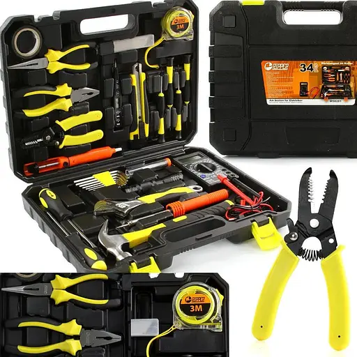 Набір інструментів електрика Ripper M58281 34 ел. - фото 1