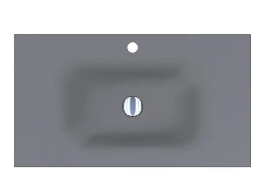 Умивальник Miraggio Jessel 800 mirastone gray 0001467, Сірий - фото 3