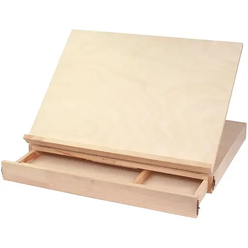 Мольберт-планшет настільний  ROSA Studio А3+ 50×8,5×38см з шухлядою фанера в упаковці