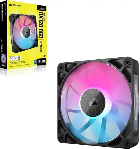 Вентилятор Corsair iCUE Link RX120 RGB PWM (CO-9051017-WW) Б/в - фото 4