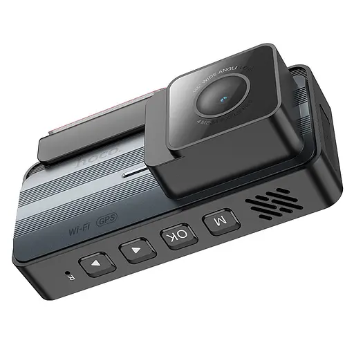 Відеореєстратор Hoco DV11 2K display GPS Silvery gray - фото 4