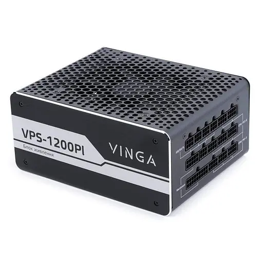 Блок живлення Vinga 80 Plus Platinum 1200W (VPS-1200Pl) Б/в - фото 2