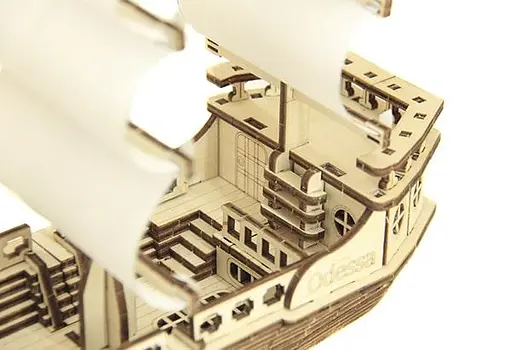 Дерев'яний конструктор ПАРУСНЫЙ КОРАБЛЬ Парусник BLACKSEA - фото 2