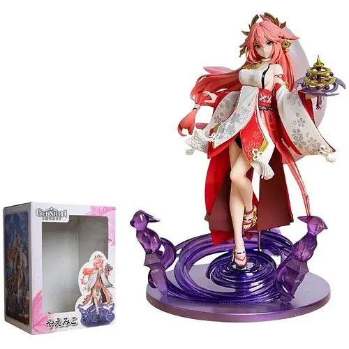 Фігурка Геншин Імпакт Яе Міко Genshin Impact Yae Miko 24 см china GI YM CH 24 - фото 1