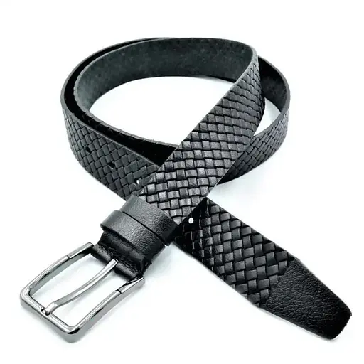 Ремінь шкіряний Le-Mon чоловічий 110-125х3,5 см acs0023827 - фото 1