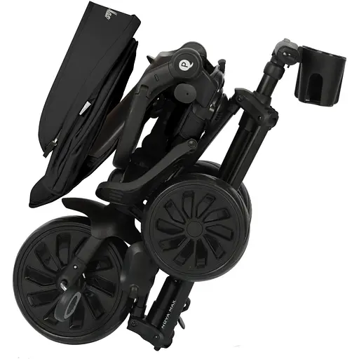 Велосипед трехколесный детский Qplay Nova Max складной Black (S703NovaMaxBlack) - фото 7