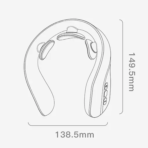 Розумний масажер для шиї Xiaomi Jeeback Neck Massager G20 - фото 6