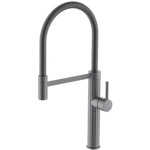 Смеситель для кухни Mixxus Premium Spark 017 graphite MI6970 Графит - фото 1