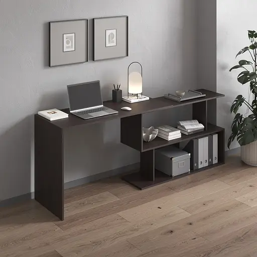 Стіл комп'ютерний Vays поворотний письмовий стіл трансформер M-41 Венге Темний - фото 2