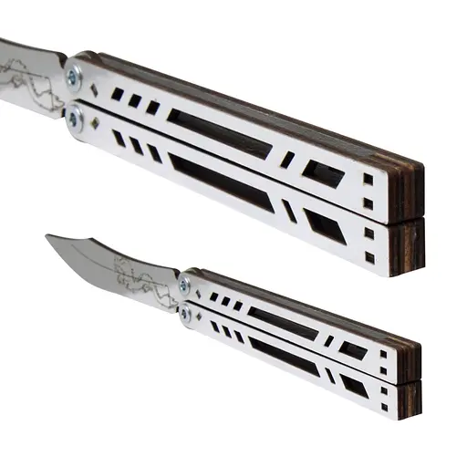 Сувенирный нож «Бабочка CHROME» SO2BALcr Сувенир-декор, на листе (4820242990343) - фото 7