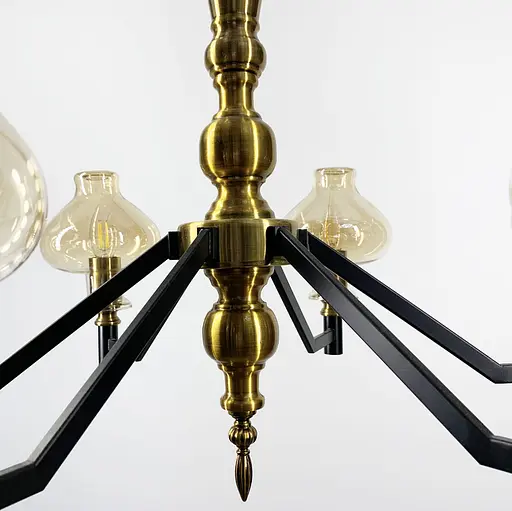 Дизайнерська підвісна люстра на 6 плафонів Line.F ZL 1475/6 - фото 3