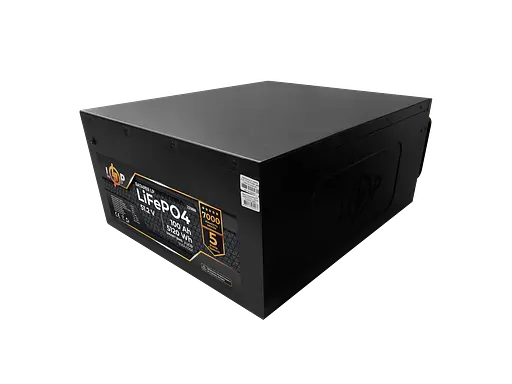 Акумулятор LP LiFePO4 51,2V - 100 Ah (5120Wh) (Smart BMS 200A/100А) з LCD метал Smart RM - фото 3