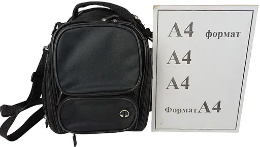 Мото сумка Riciclo на магнитах на бак мотоцикла с дождевиком черная sum0028835 - фото 10