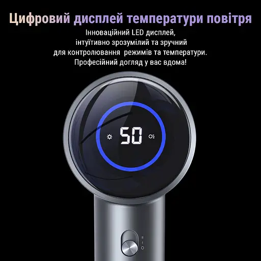 Фен стайлер AIMED Hair Master PRO з набором насадок сірий - фото 4