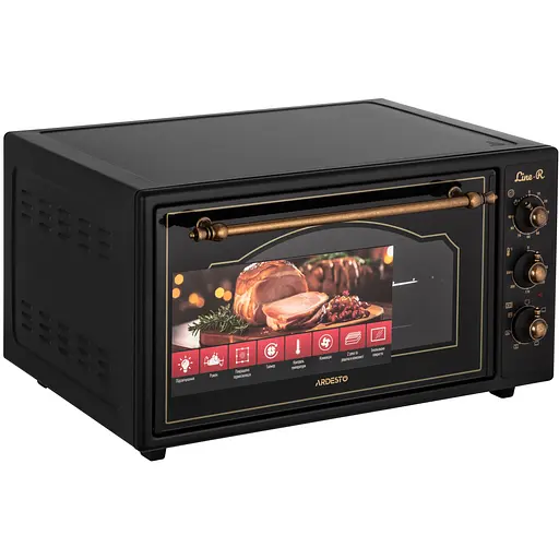 Піч електрична Ardesto Line-R, 48 л, 1600 Вт, механіч., конвенція, чорний - фото 2