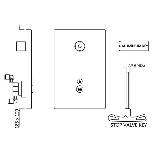 Вбудована система змиву Jaquar i-Flush FLV-CHR-1075 - фото 2